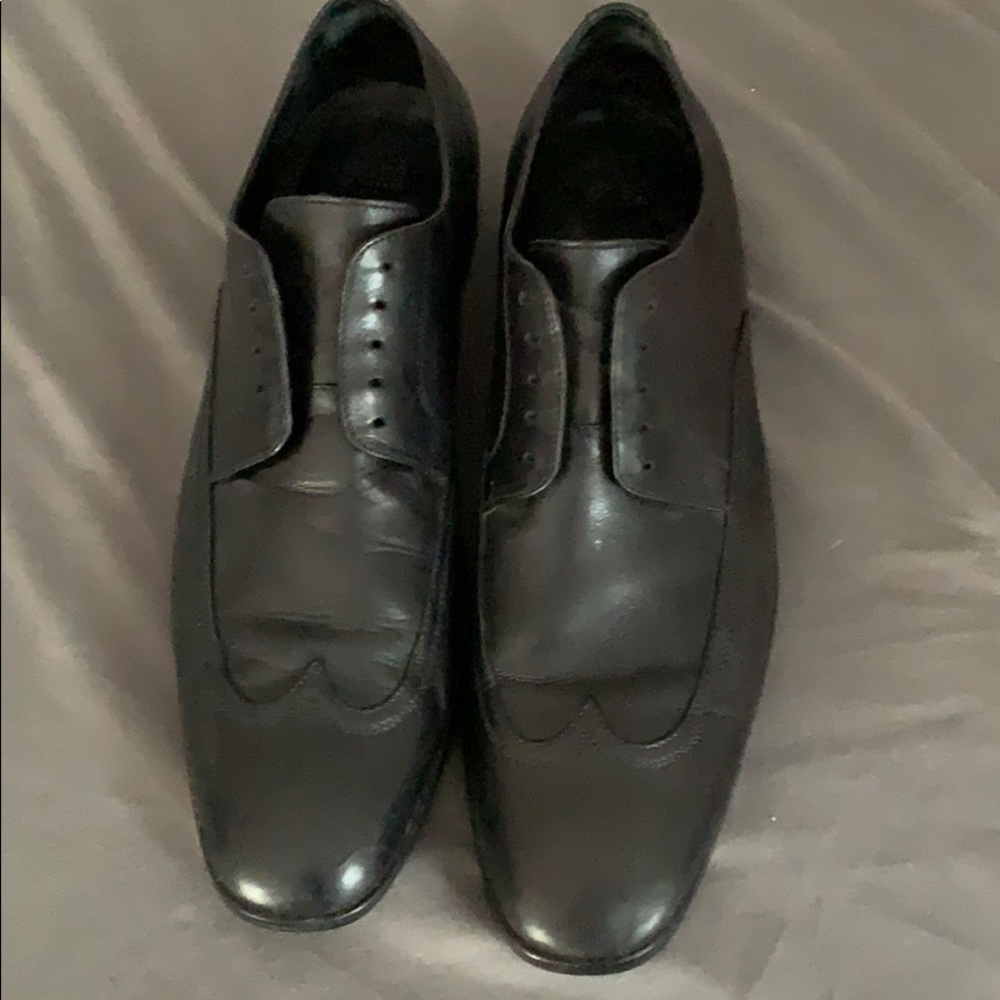 Black Hugo Boss dress shoes size 12